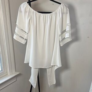 Elegant White Women's Top